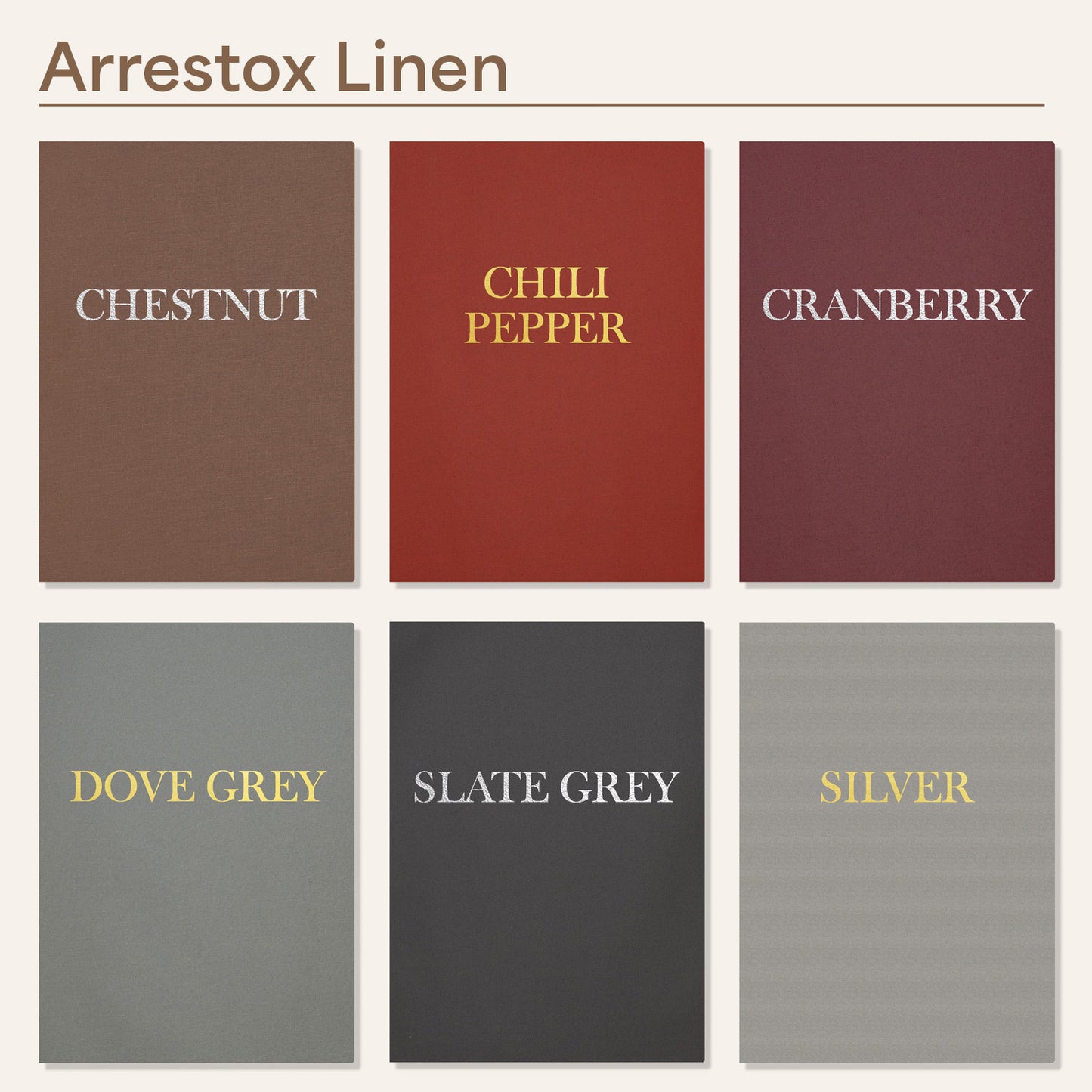 Traditional Turned Edge Product Samples