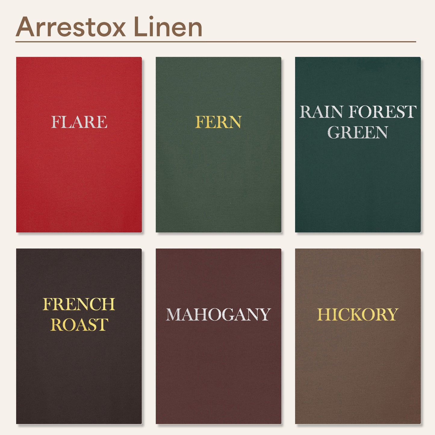 Traditional Turned Edge Product Samples