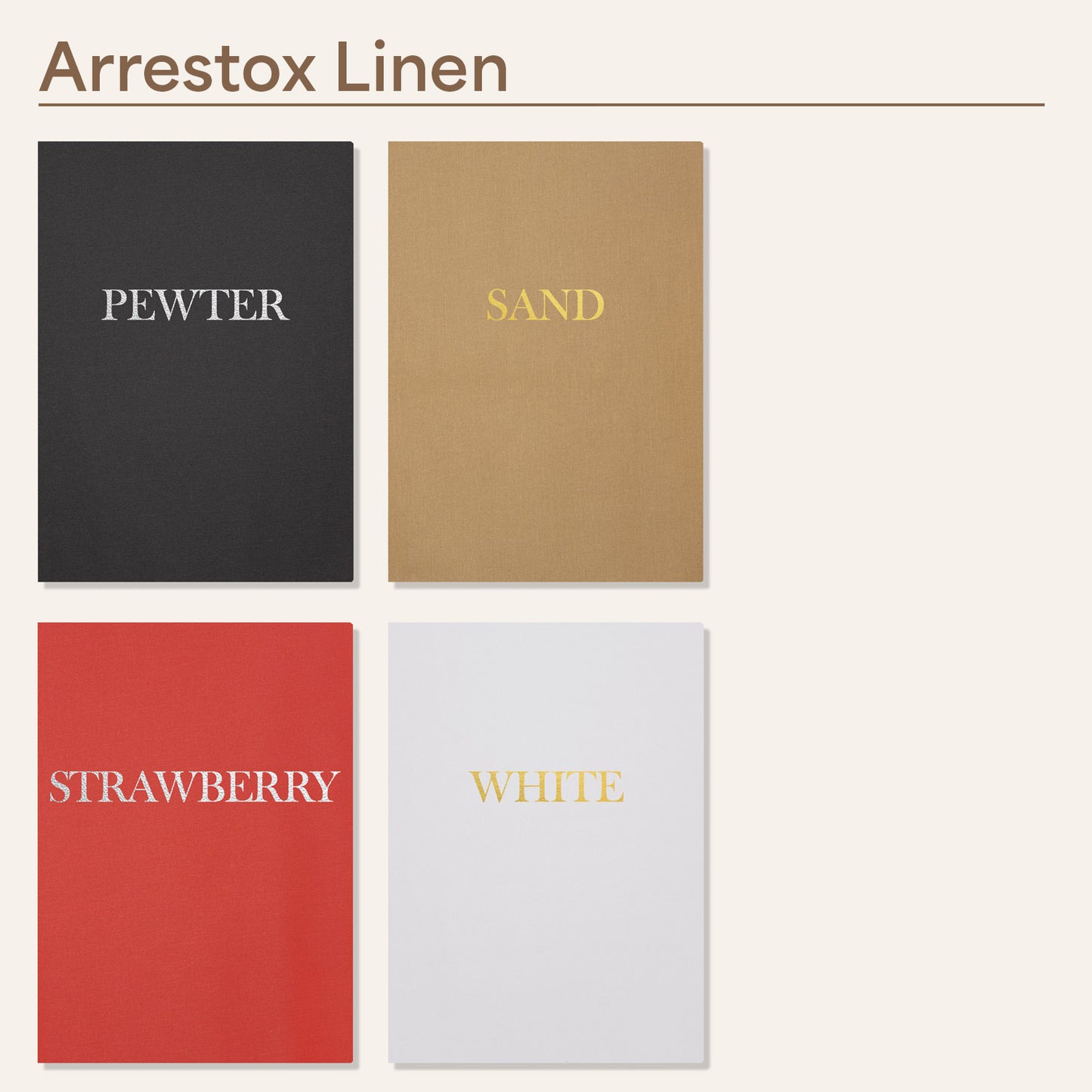 Traditional Turned Edge Product Samples