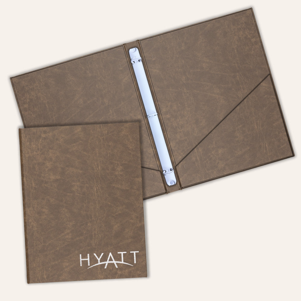 Bonded Leather Menu Covers