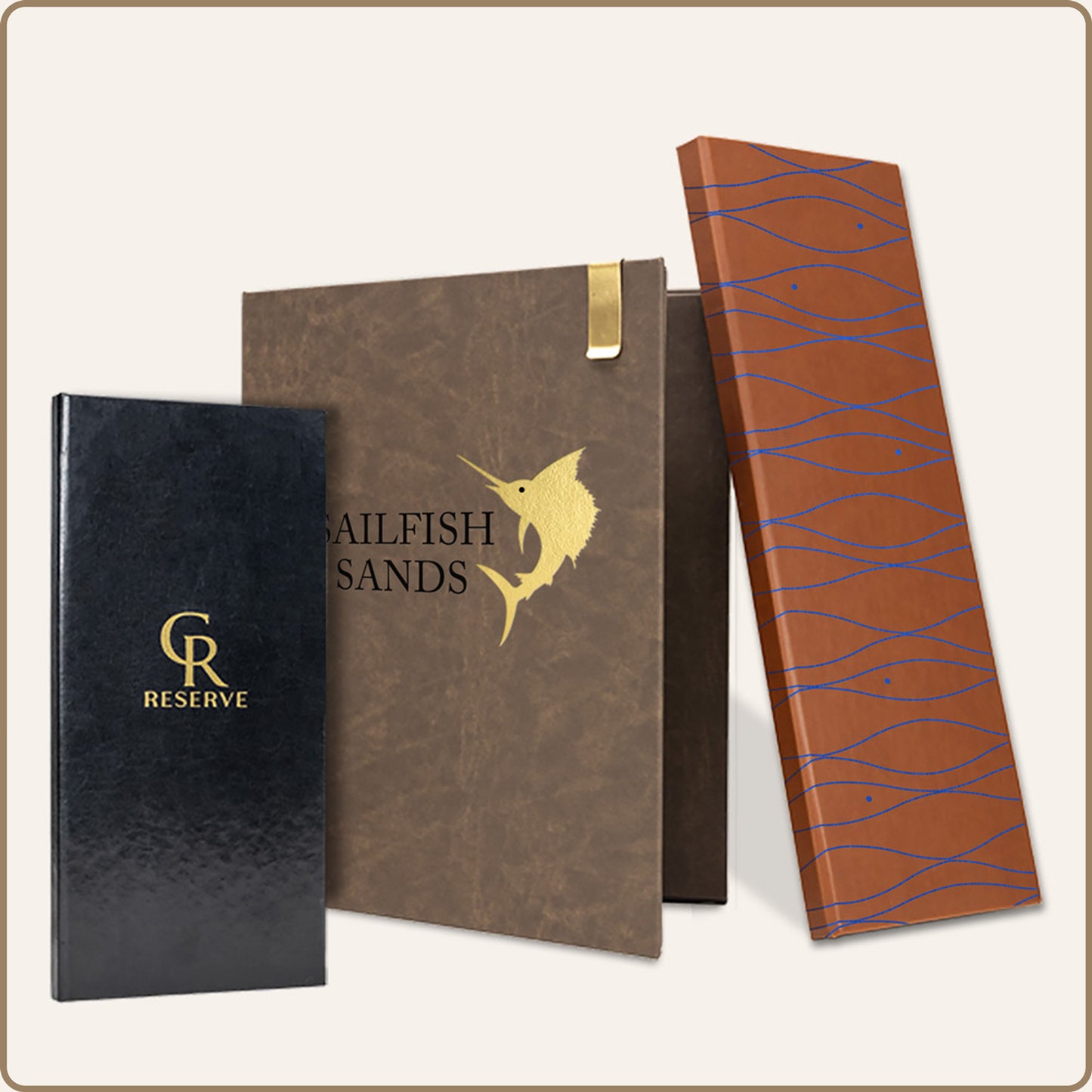 Bonded Leather Menu Covers