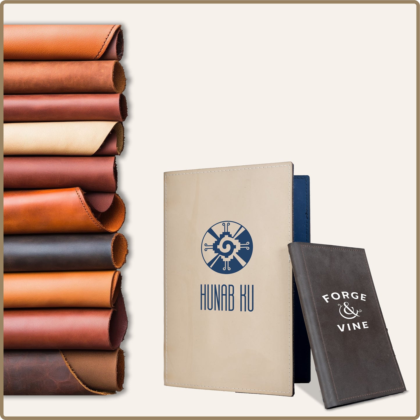 Thick Slab Leather Product Samples