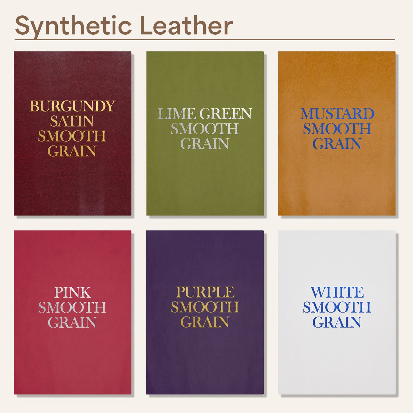 Traditional Turned Edge Product Samples