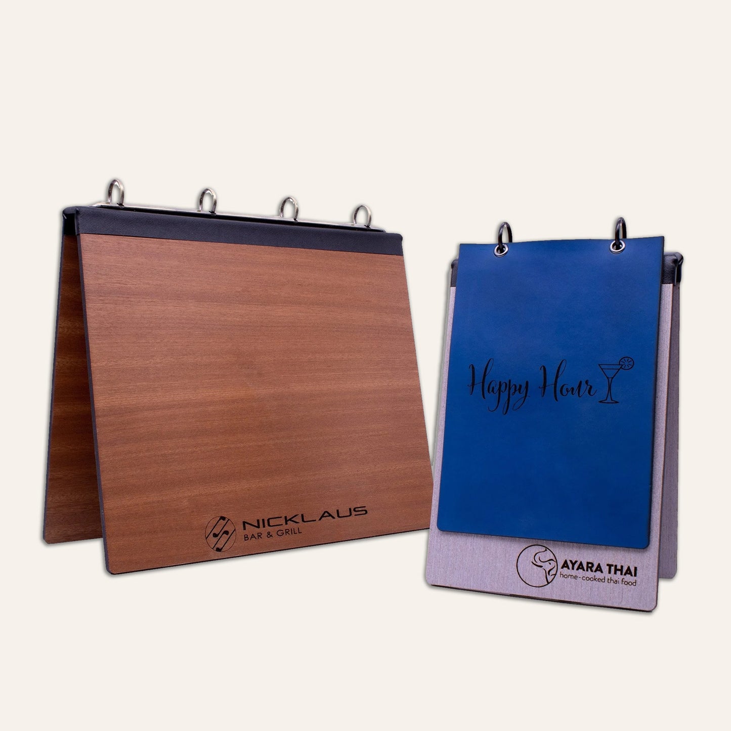 Menu board stands for restaurants and hotels