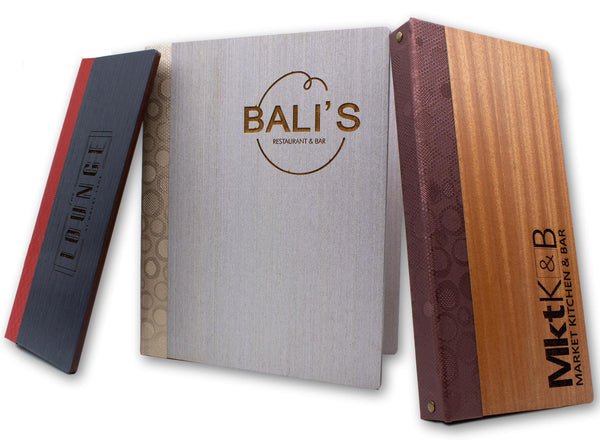 Leather Menu Folder with Ring Binder Mechanism - buy at the best price:  custom design, fast delivery in USA