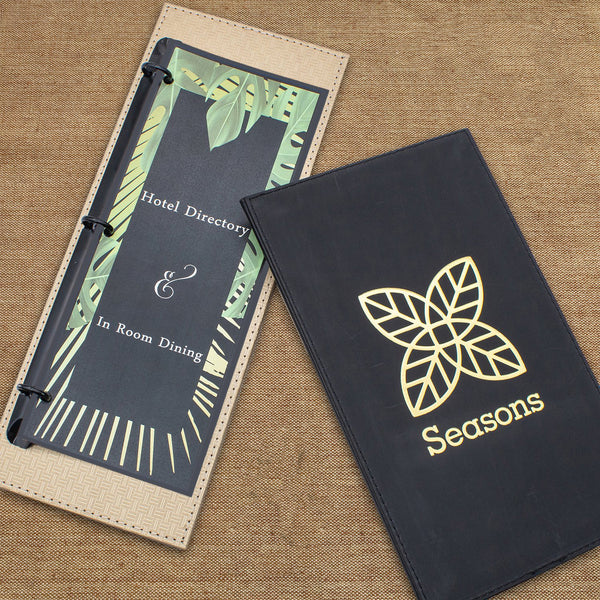 Leather Guest Service Directory Page Holder
