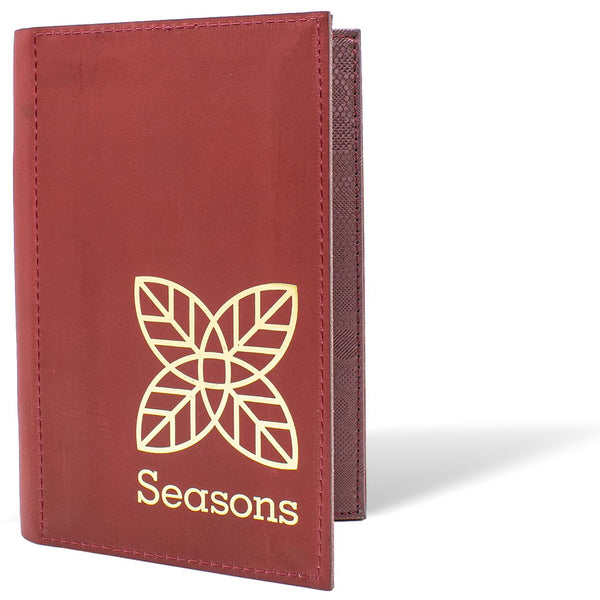 Leather Guest Service Directory Book Cover With Binder Ring Mechanism