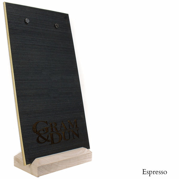 Custom Wood Menu Board With Magnets And Wood Base - Woodberry Company