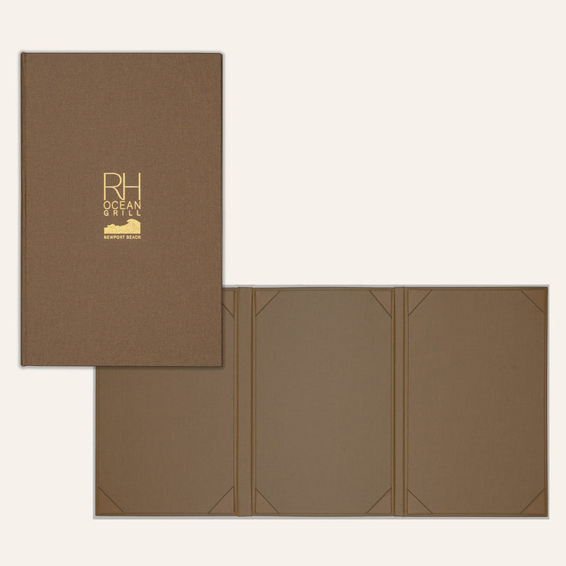 Corner Tab Insert Menu Custom Menu Covers, Menu Holders, Check Presenters | Marquee Menus