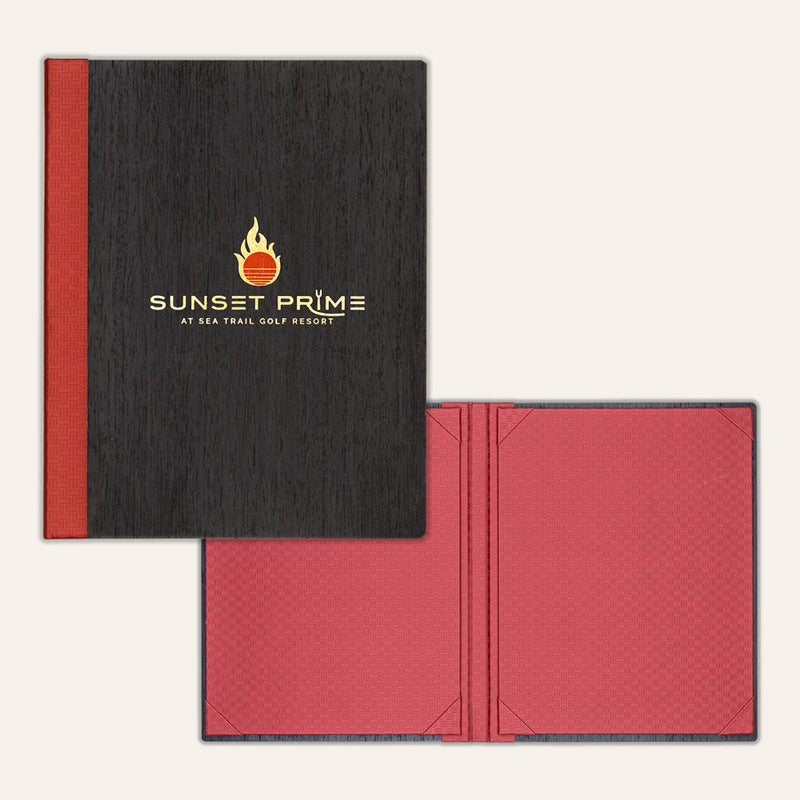 Corner Tab Insert Menu Custom Menu Covers, Menu Holders, Check Presenters | Marquee Menus