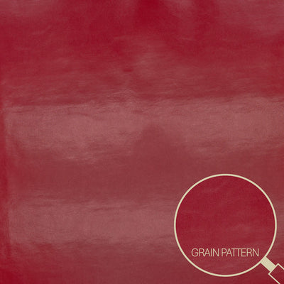 Deep Red Satin Smooth Grain