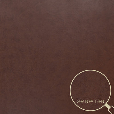 Dark Brown Satin Linen Grain