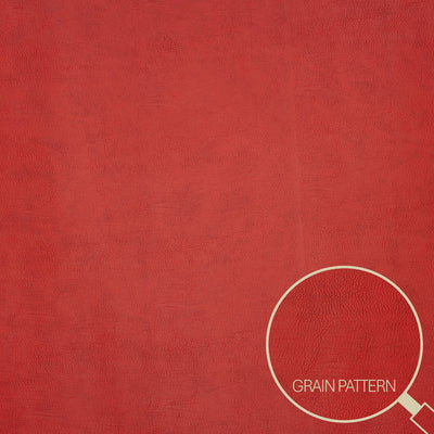 Port Red Satin Full Grain