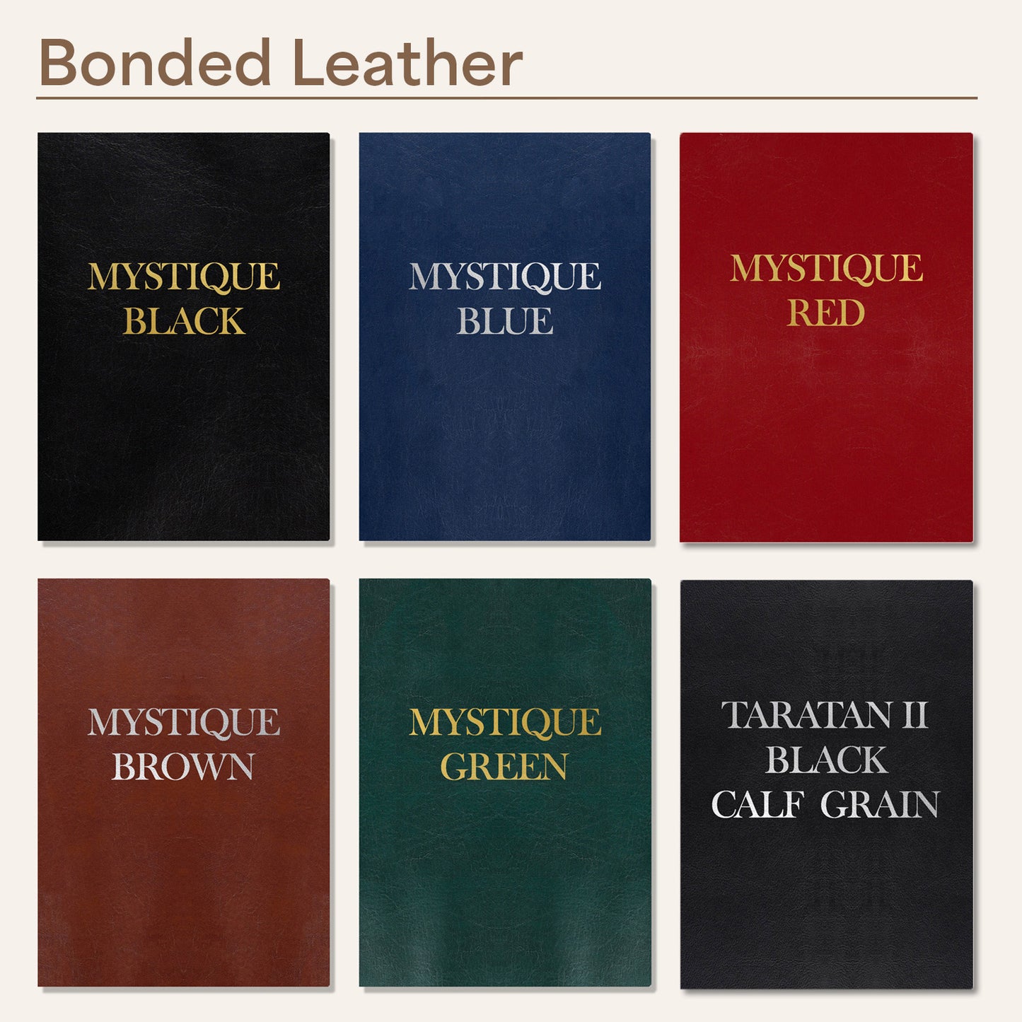 Traditional Turned Edge Product Samples