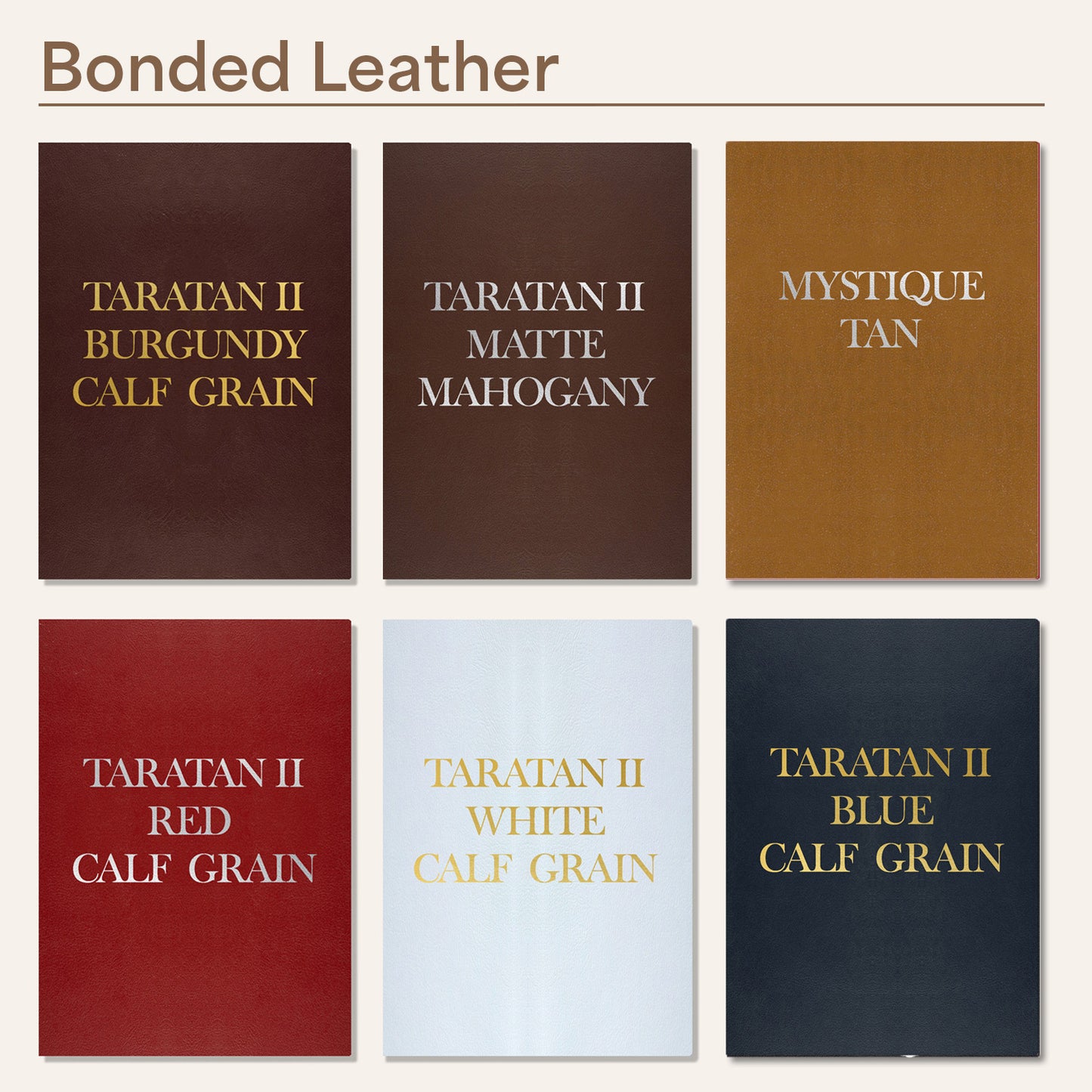 Traditional Turned Edge Product Samples