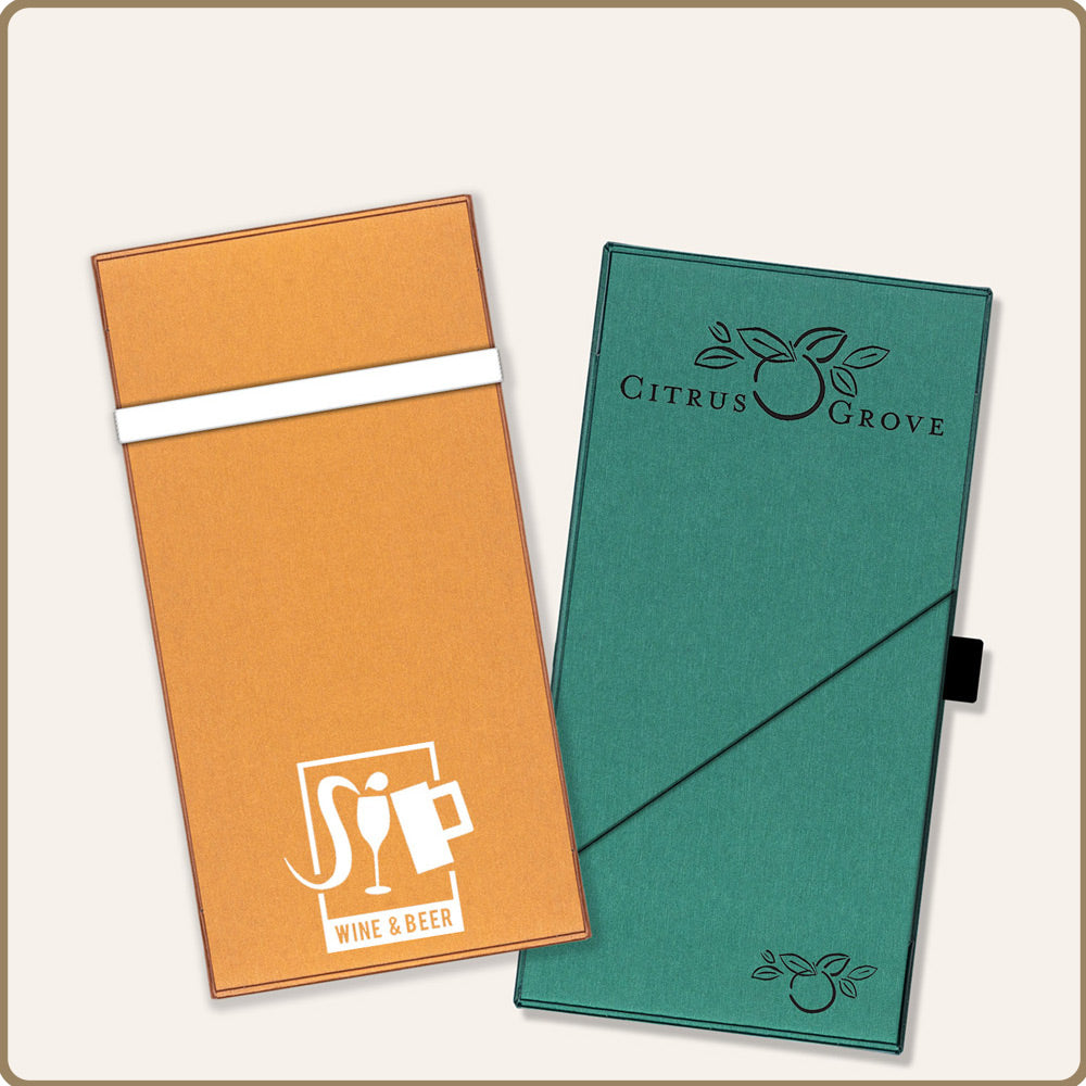 Shining Metallic Check Presenters - Marquee Menus