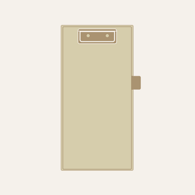 Board With Clip & Pen Loop