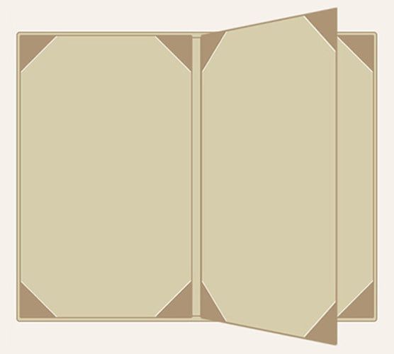 Corner Tab Insert Menu Product Gallery