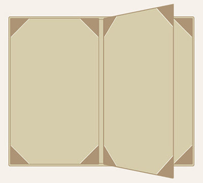 Corner Tab Insert Menu Product Gallery