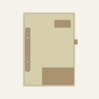 Board With Binder Ring