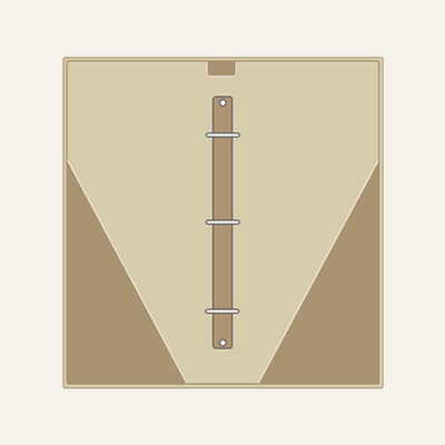 Board With Centered Binder Ring