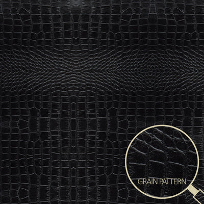 Black Semi Gloss Alligator