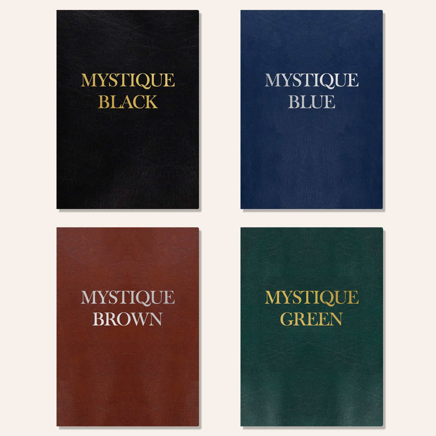Bonded Leather Check Presenters - Marquee Menus