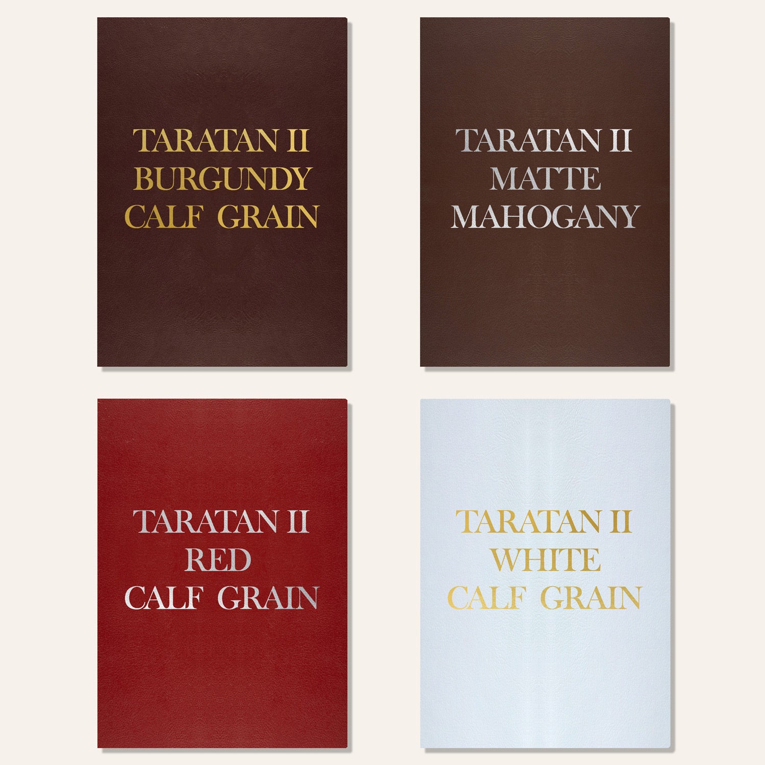 Bonded Leather Check Presenters - Marquee Menus