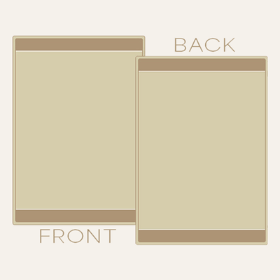 Horizontal Tabs - Double Sided