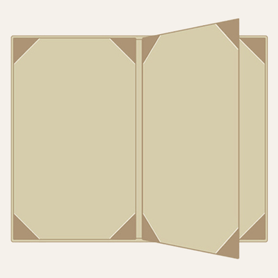 Corner Tab Insert Menu Menu Cover Style Options