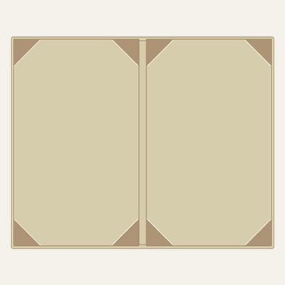 Corner Tab Insert Menu Menu Cover Style Options