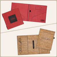 Turned edge directory covers with pockets