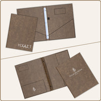 Brown turned edge directory covers