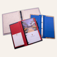 Multiple turned edge directory covers with binders and rings