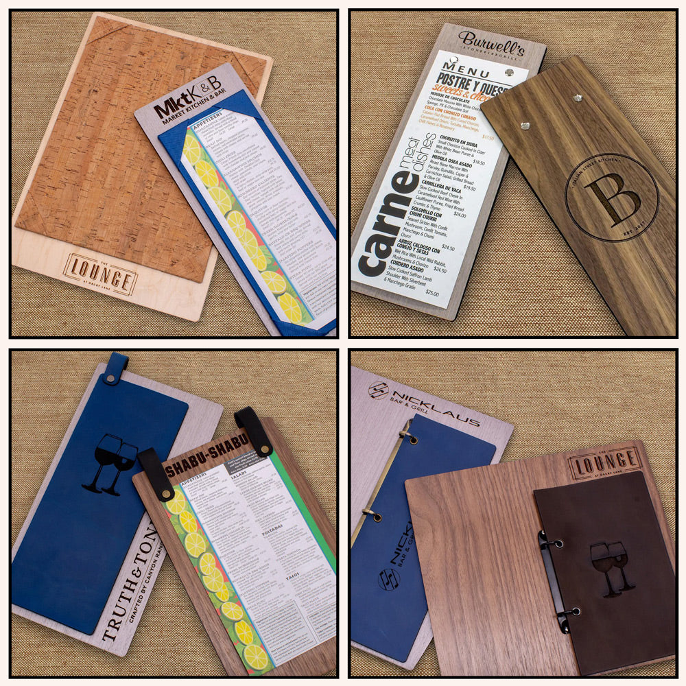 Wood Menu Boards