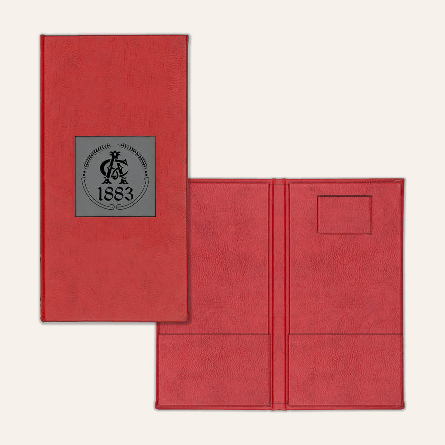 Synthetic Or Faux Leather Check Presenters - Marquee Menus