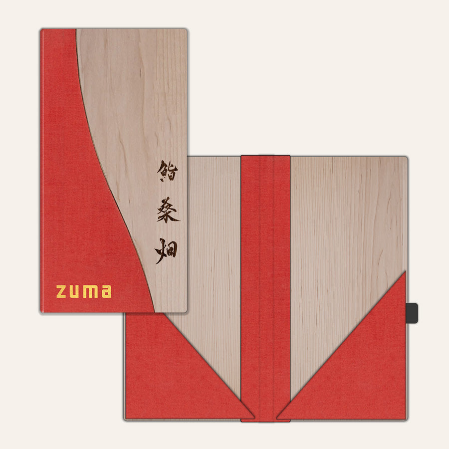 Wood Check Presenter Book With Pocket Inserts