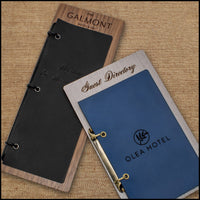 Wood Guest Service Directory Page Holder