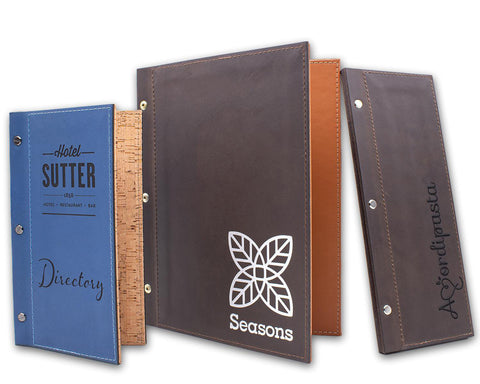  LINKEDWIN Our Adventure Book Leatherette Covers with Leather  Strip Bind, 11.61 x 7.48 inch, (A: Light Brown Pages)
