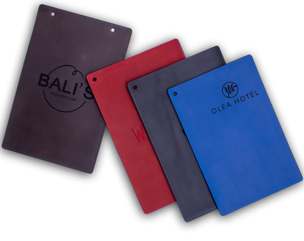 Optional leather covers in 4 different colors