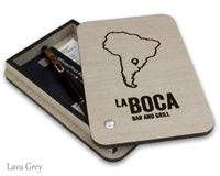 Check Presenter Box With Attached Rotating Lid - Woodberry Company