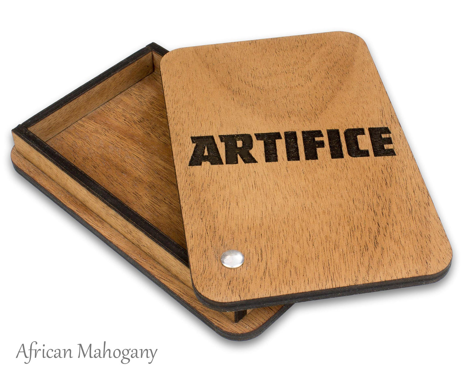 Check Presenter Box With Attached Rotating Lid - Woodberry Company