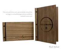 Menu Cover With Screw Post Binding - Woodberry Company