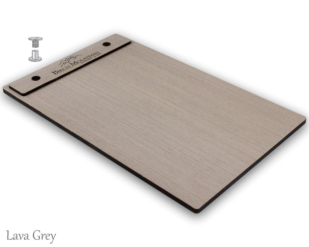 Wood Menu Board With Screw Post (Chicago Screws) And Header Board