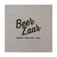 Custom Wood Coasters With Cork Base - Woodberry Company