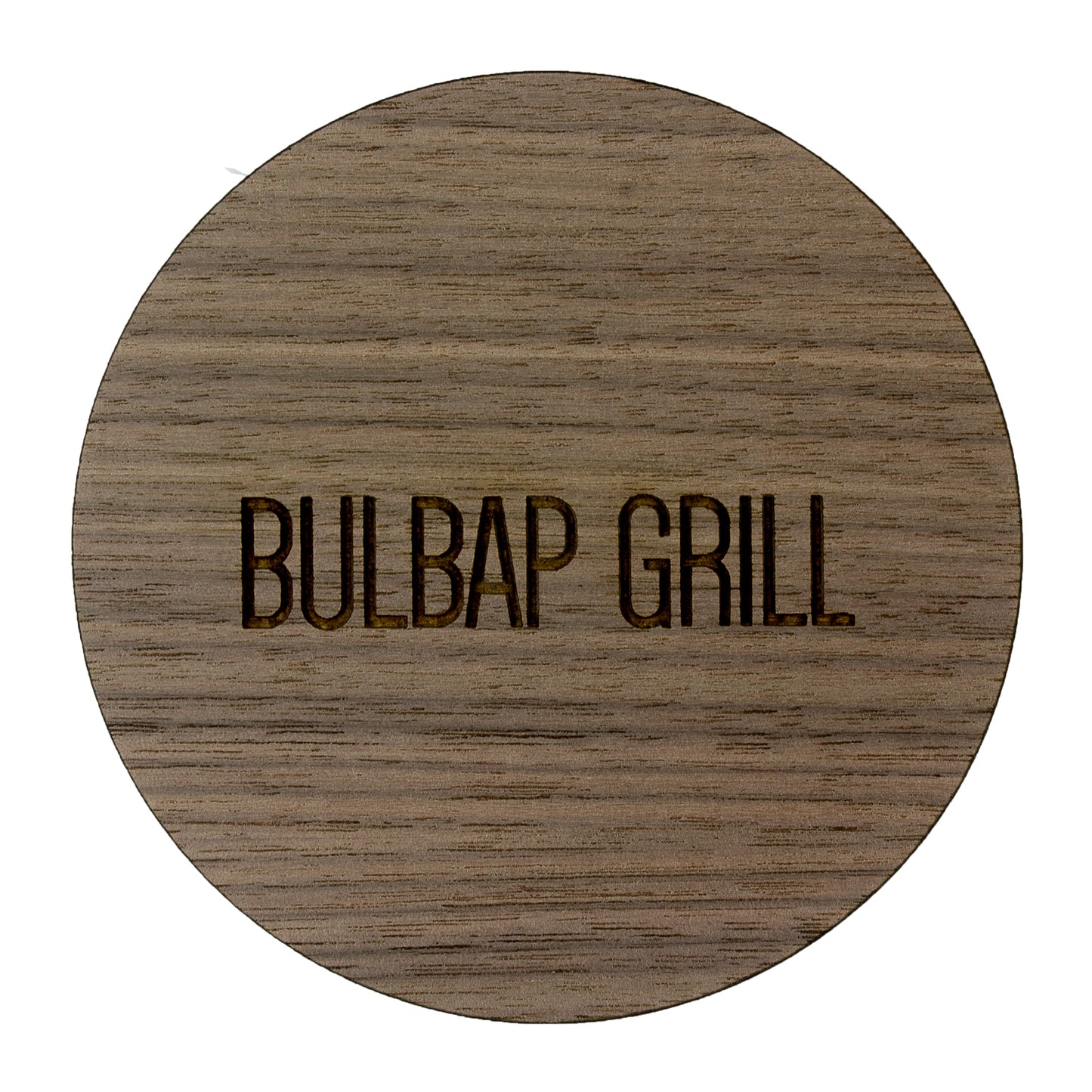 Custom Round Coaster With Cork Base - Woodberry Company